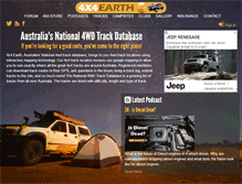 Tablet Screenshot of 4x4earth.com